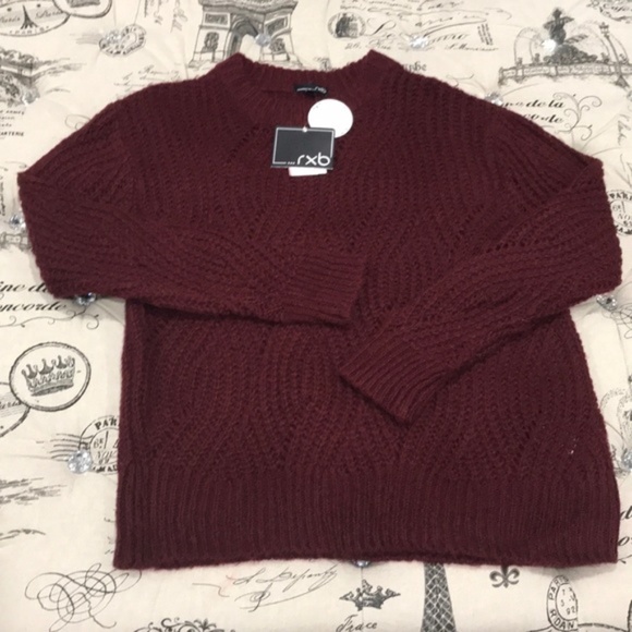 RXB Cable Knit Pullover Sweater - Picture 5 of 7